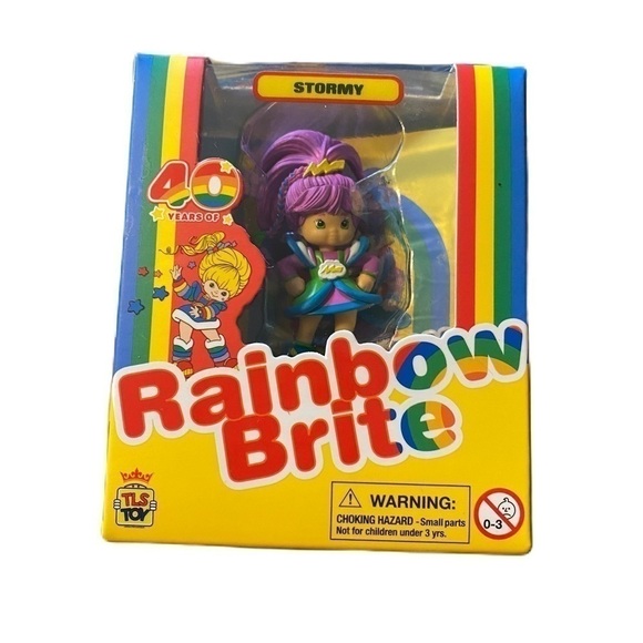 Rainbow Brite Stormy Figure NEW Purple Hair 40th Anniversary - Picture 1 of 3